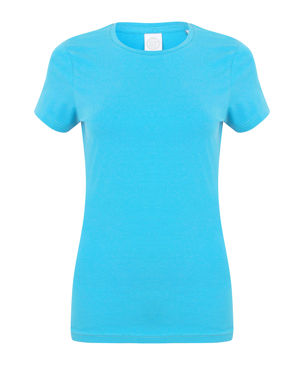Feel good womens stretch t-shirt | surf blue