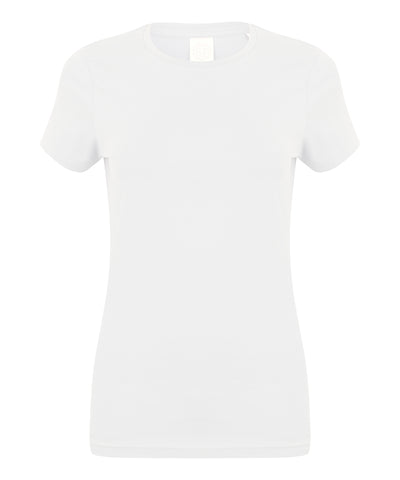 Feel good womens stretch t-shirt | white