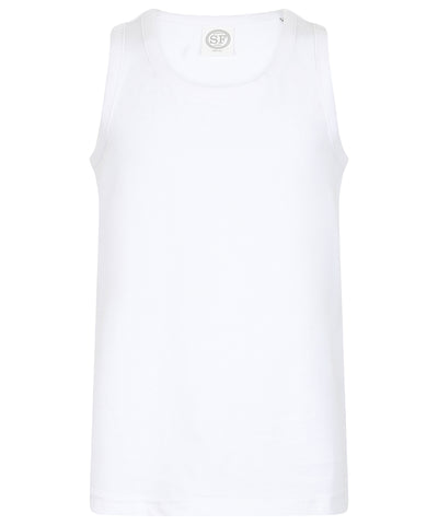 Kids feel-good stretch vest | white