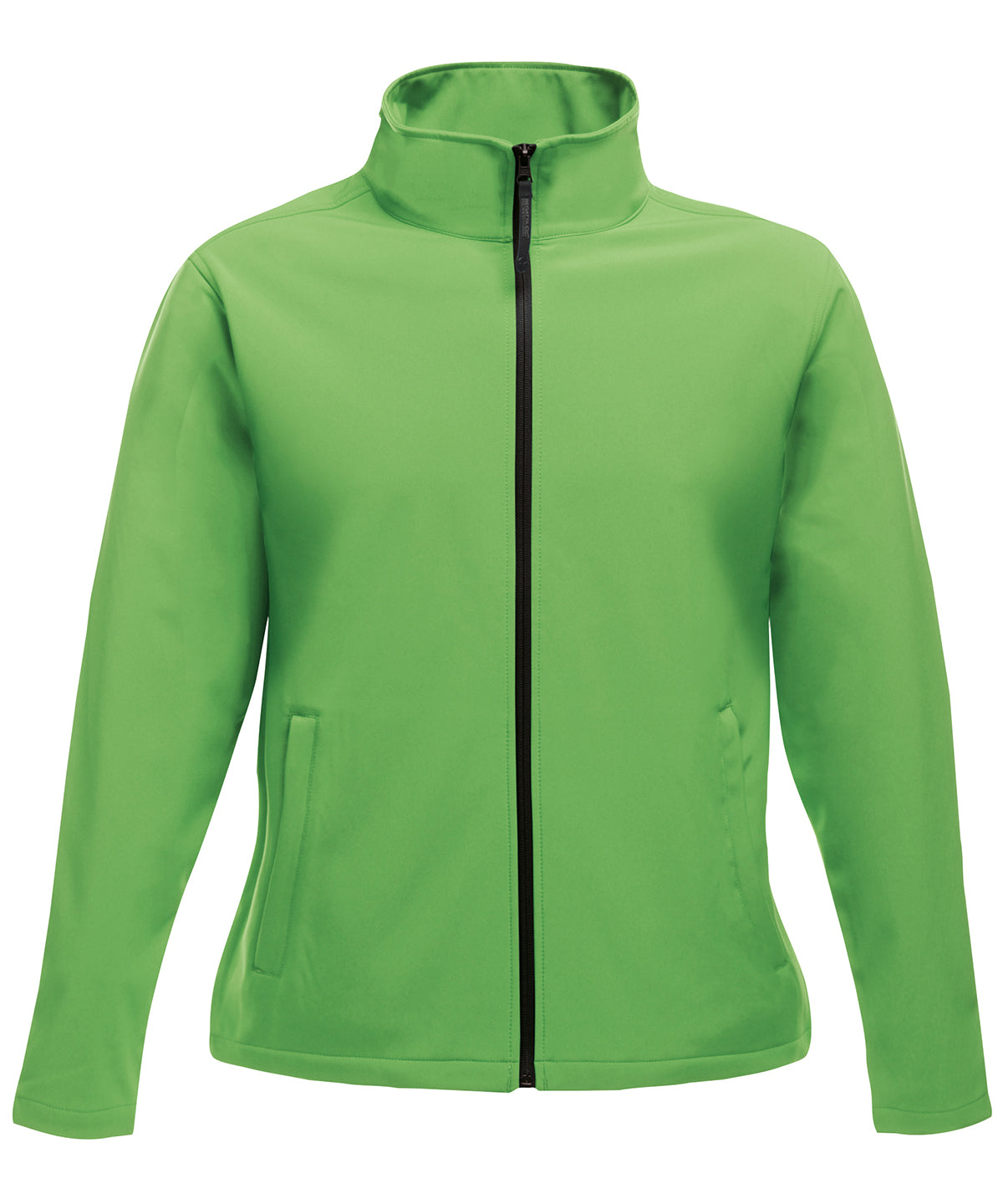Womens Ablaze printable softshell | extreme green/black