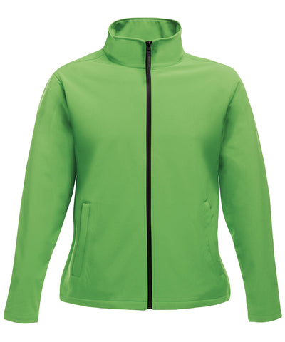 Womens Ablaze printable softshell | extreme green/black