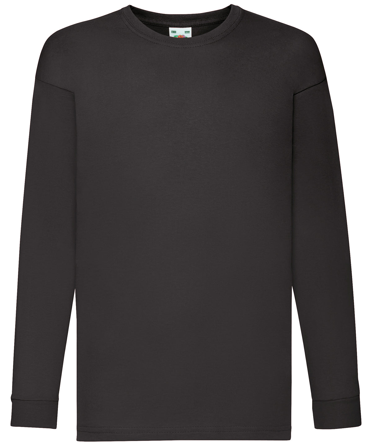 Kids long sleeve valueweight T | black