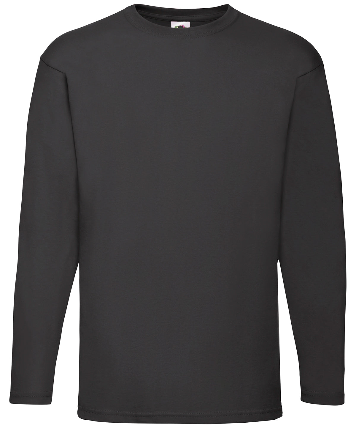 Valueweight long sleeve T | black