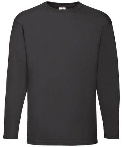 Valueweight long sleeve T | black
