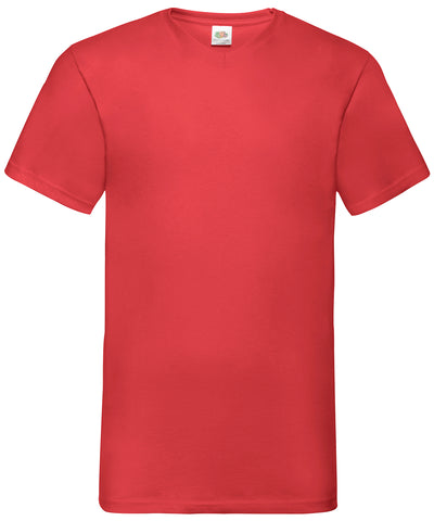 Valueweight v-neck T | red