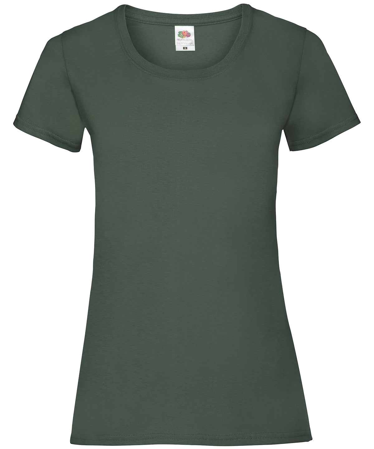 Womens valueweight T | bottle green