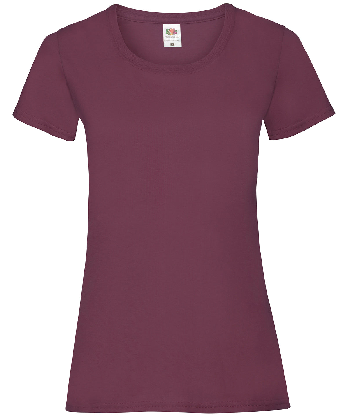 Womens valueweight T | burgundy