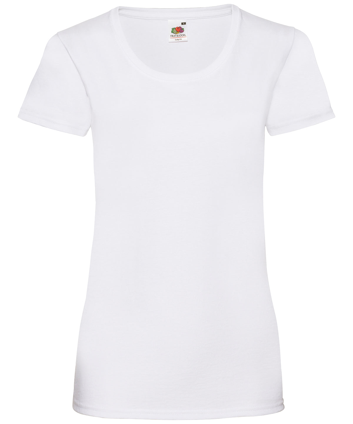 Womens valueweight T | white