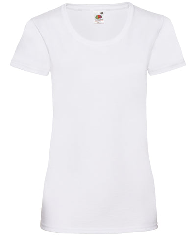 Womens valueweight T | white