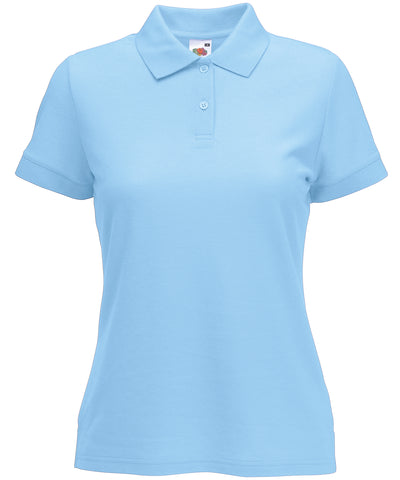Womens 65/35 polo | sky blue