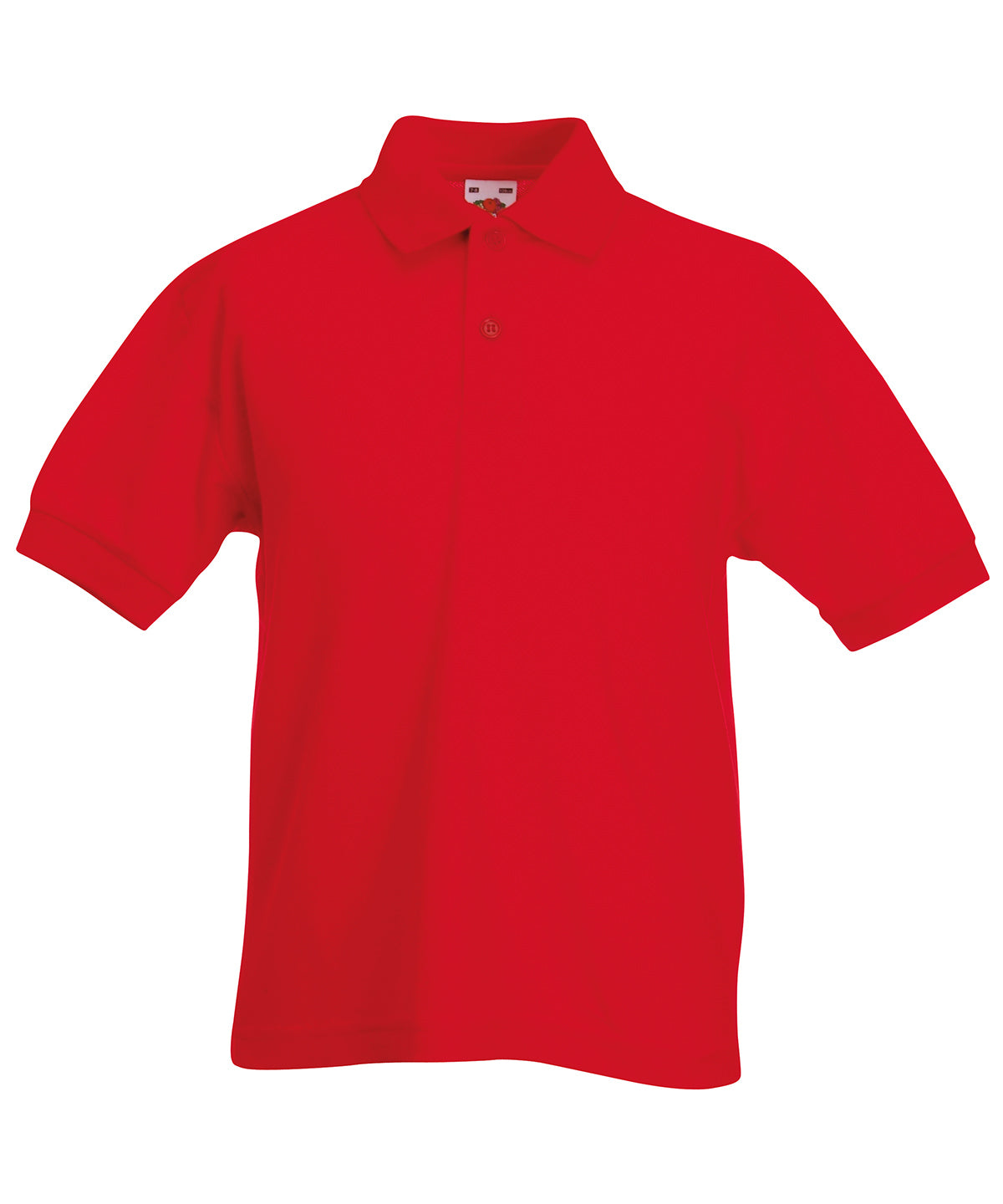 Kids 65/35 piqu polo | red
