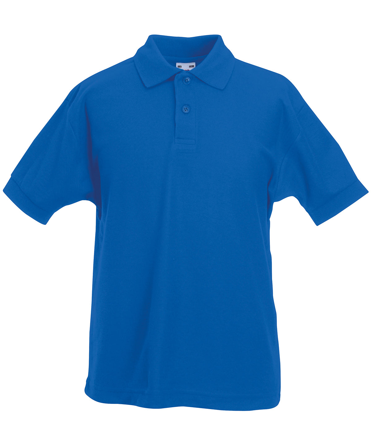 Kids 65/35 piqu polo | royal blue