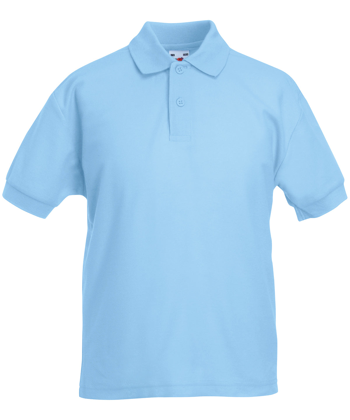 Kids 65/35 piqu polo | sky blue