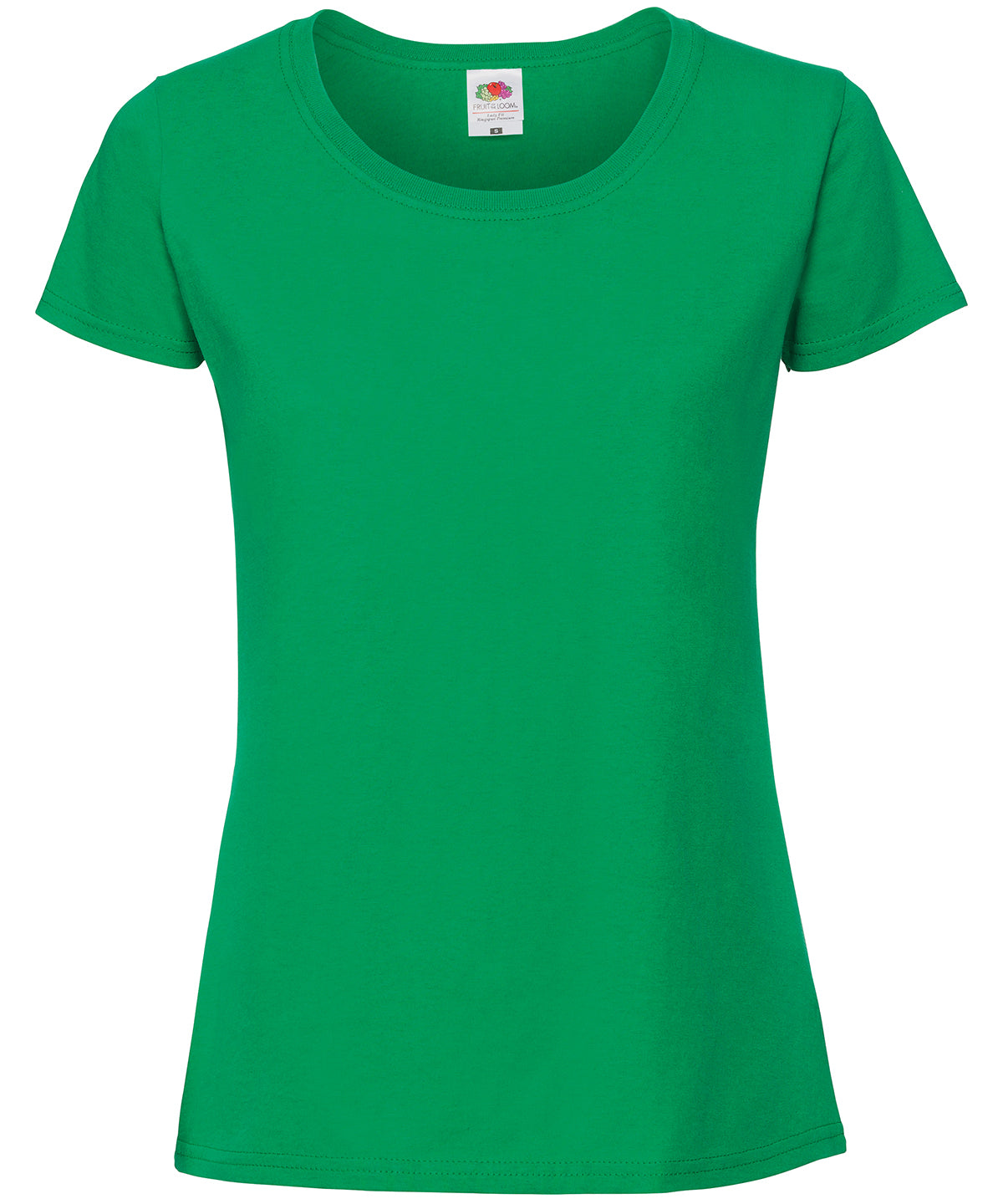 Womens Iconic 195 ringspun premium t-shirt | kelly green