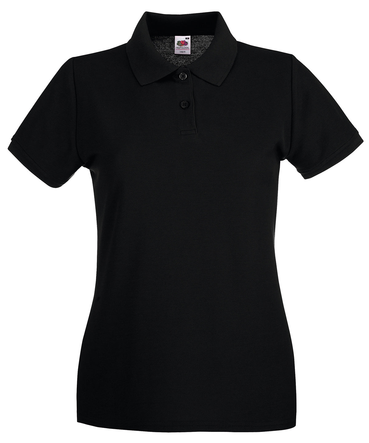 Womens premium polo | black