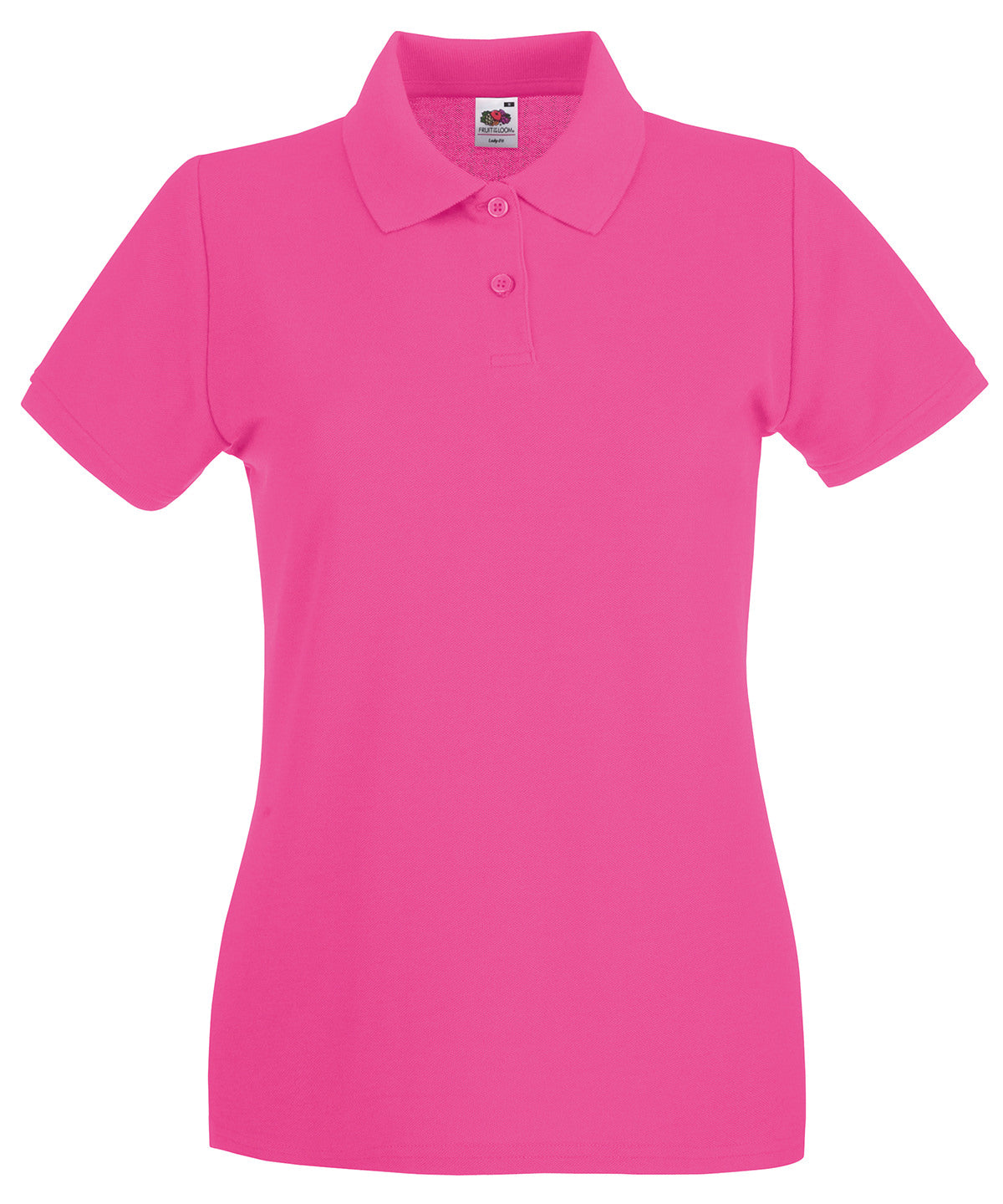 Womens premium polo | fuchsia