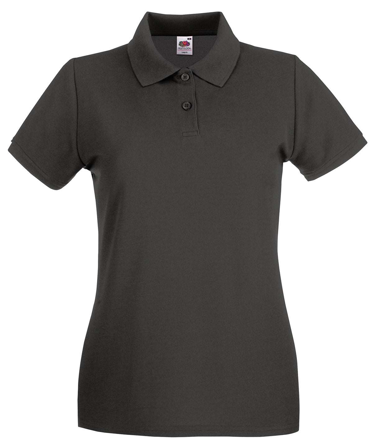 Womens premium polo | light graphite
