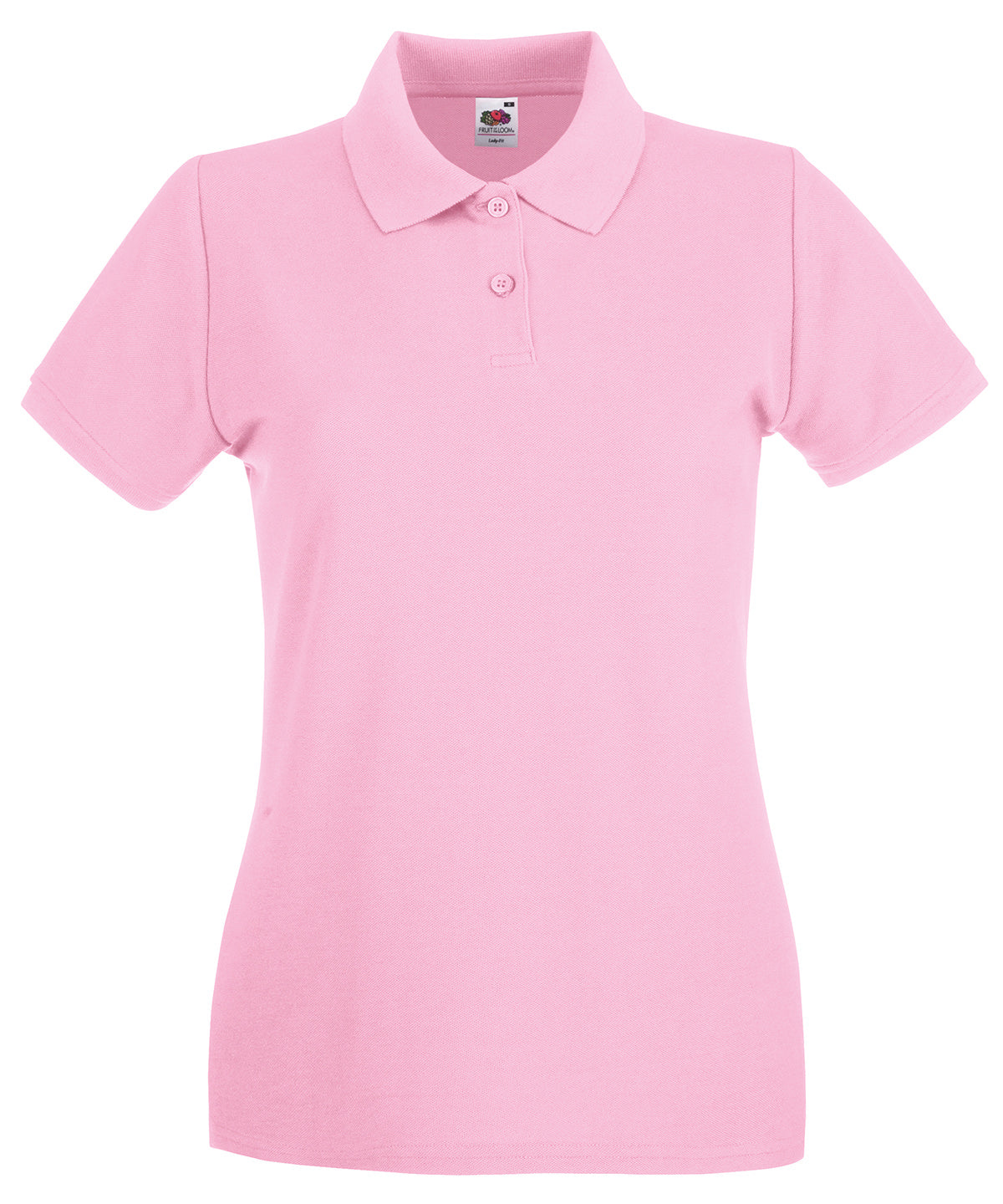 Womens premium polo | light pink