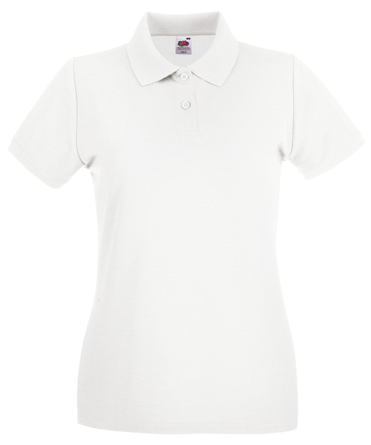 Womens premium polo | white
