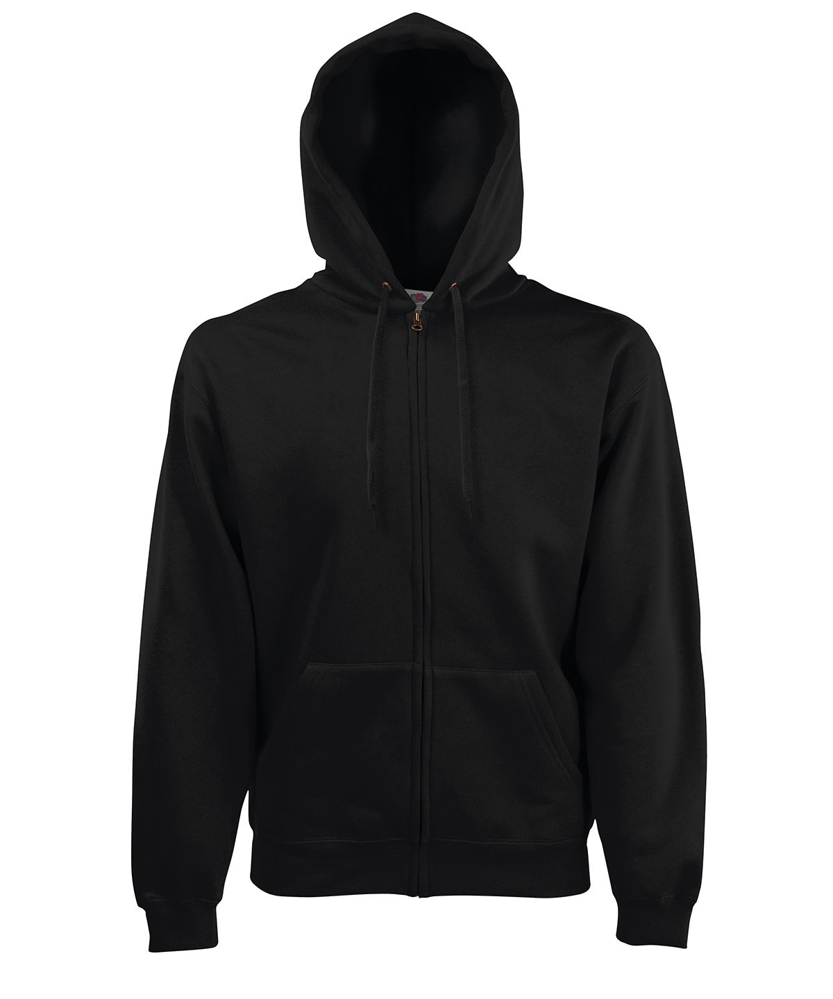 Premium 70/30 hooded sweatshirt jacket | Black