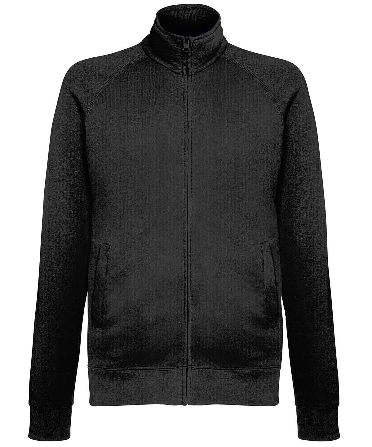 Lightweight sweatshirt jacket | Black