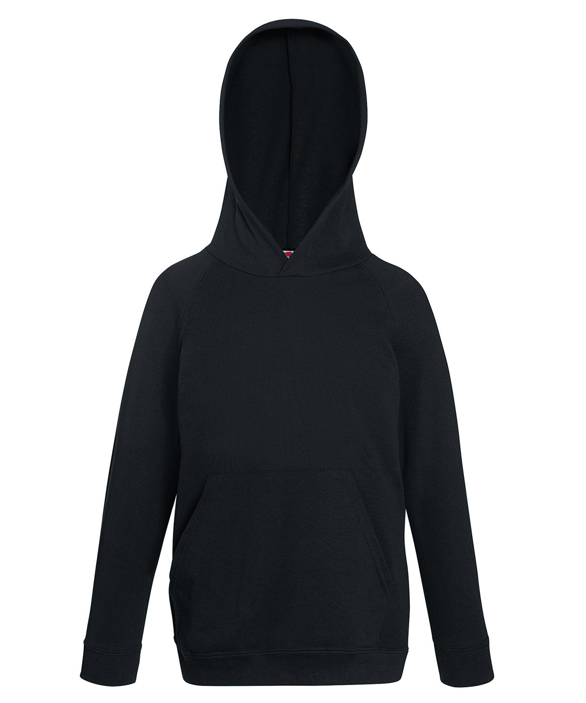 Kids lightweight hooded sweatshirt | Black