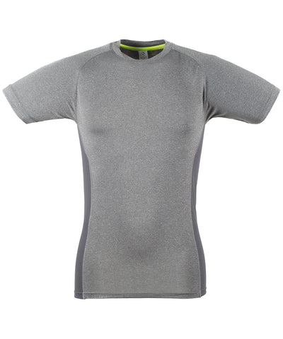 Slim fit t-shirt | grey marl/grey