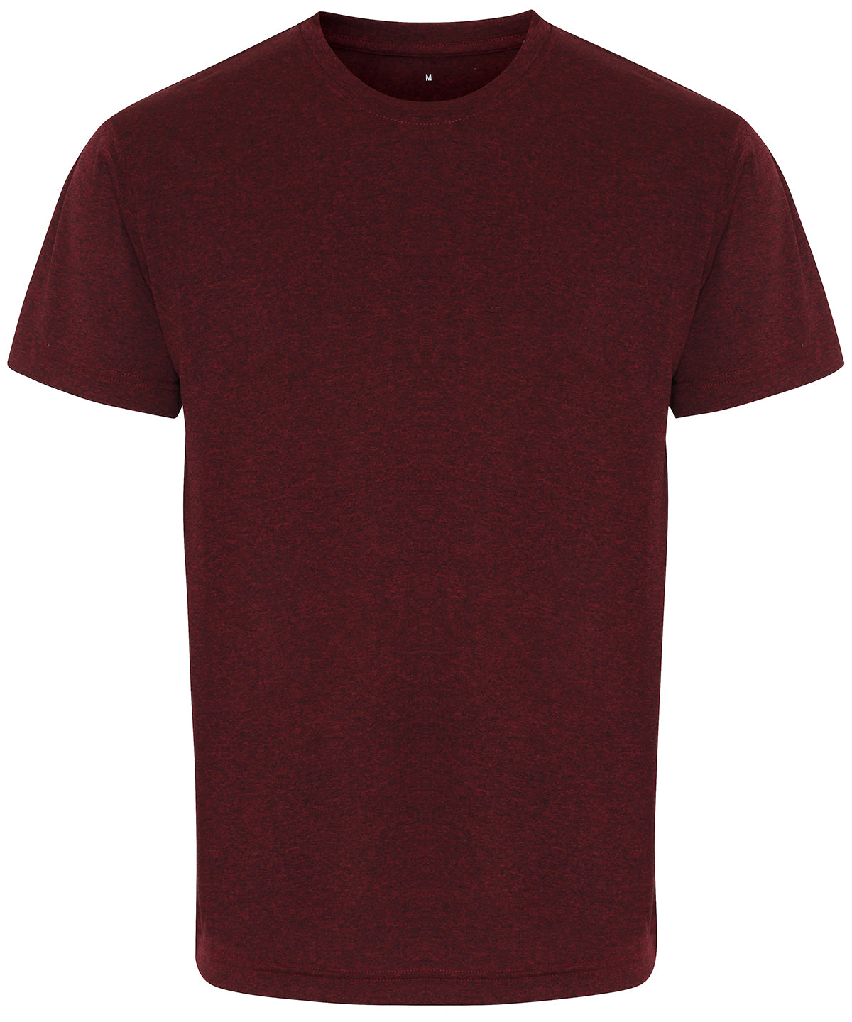 TriDri® performance t-shirt | burgundy/ black melange