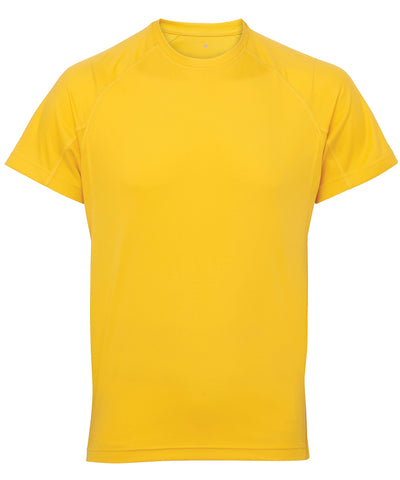 TriDri® panelled tech tee | sun yellow