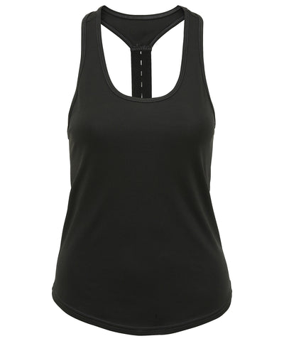 Womens TriDri® performance strap back vest | charcoal