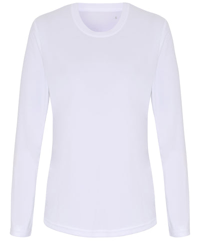 Womens TriDri® long sleeve performance t-shirt | white