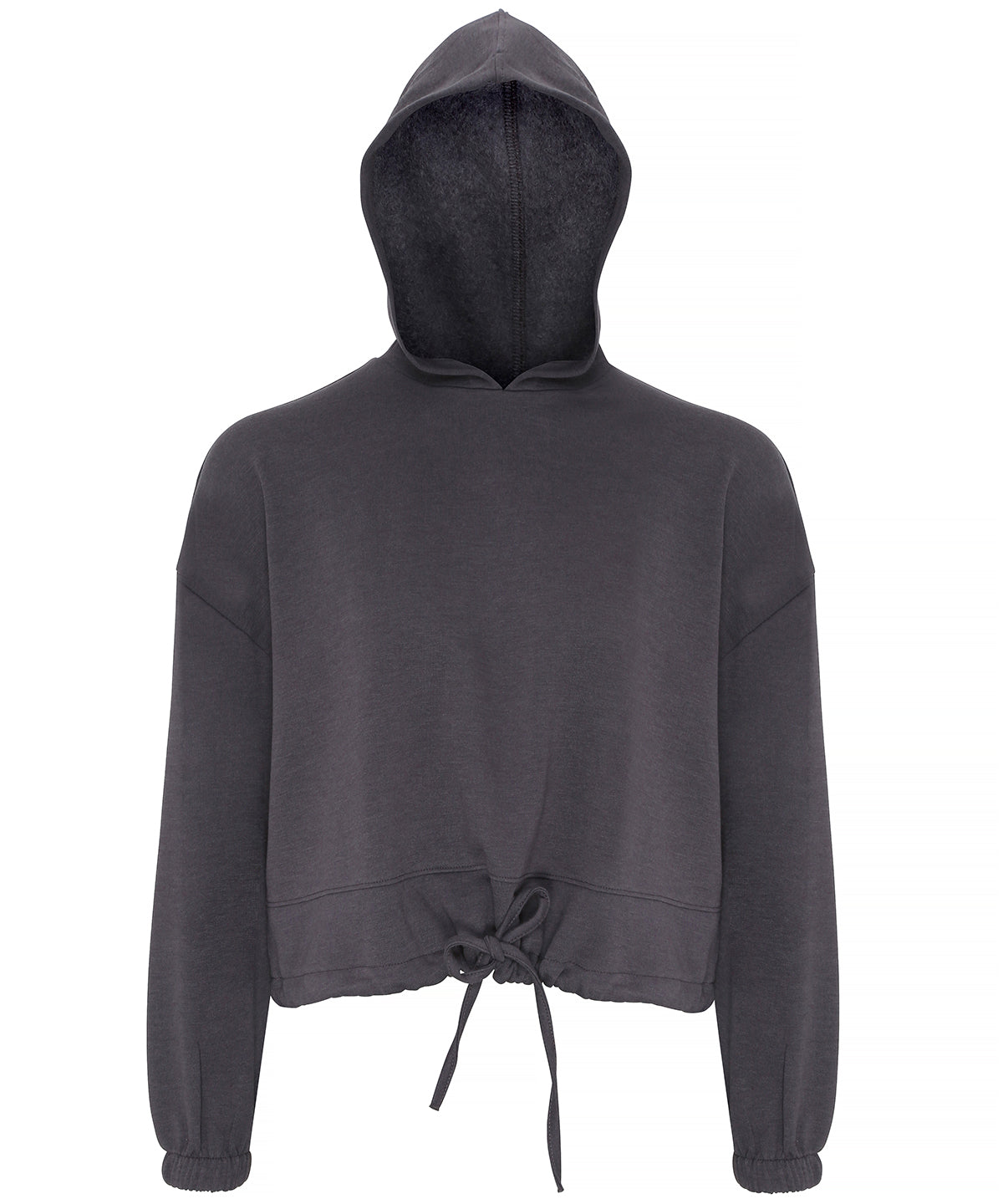 Womens TriDri® cropped oversize hoodie | charcoal