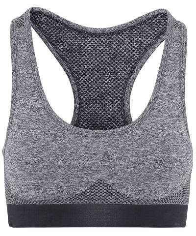TriDri® seamless 3D fit multi-sport sculpt bra | charcoal