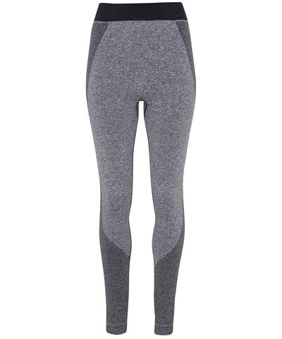 Womens TriDri® seamless 3D fit multi-sport sculpt leggings | charcoal