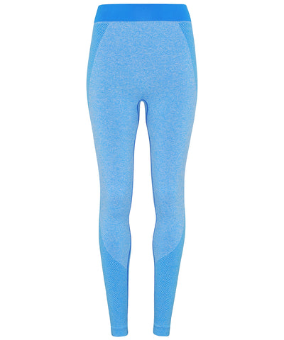 Womens TriDri® seamless 3D fit multi-sport sculpt leggings | sapphire