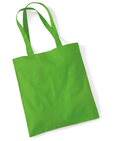 Bag for life - long handles | apple green