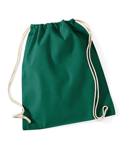 Cotton gymsac | bottle green