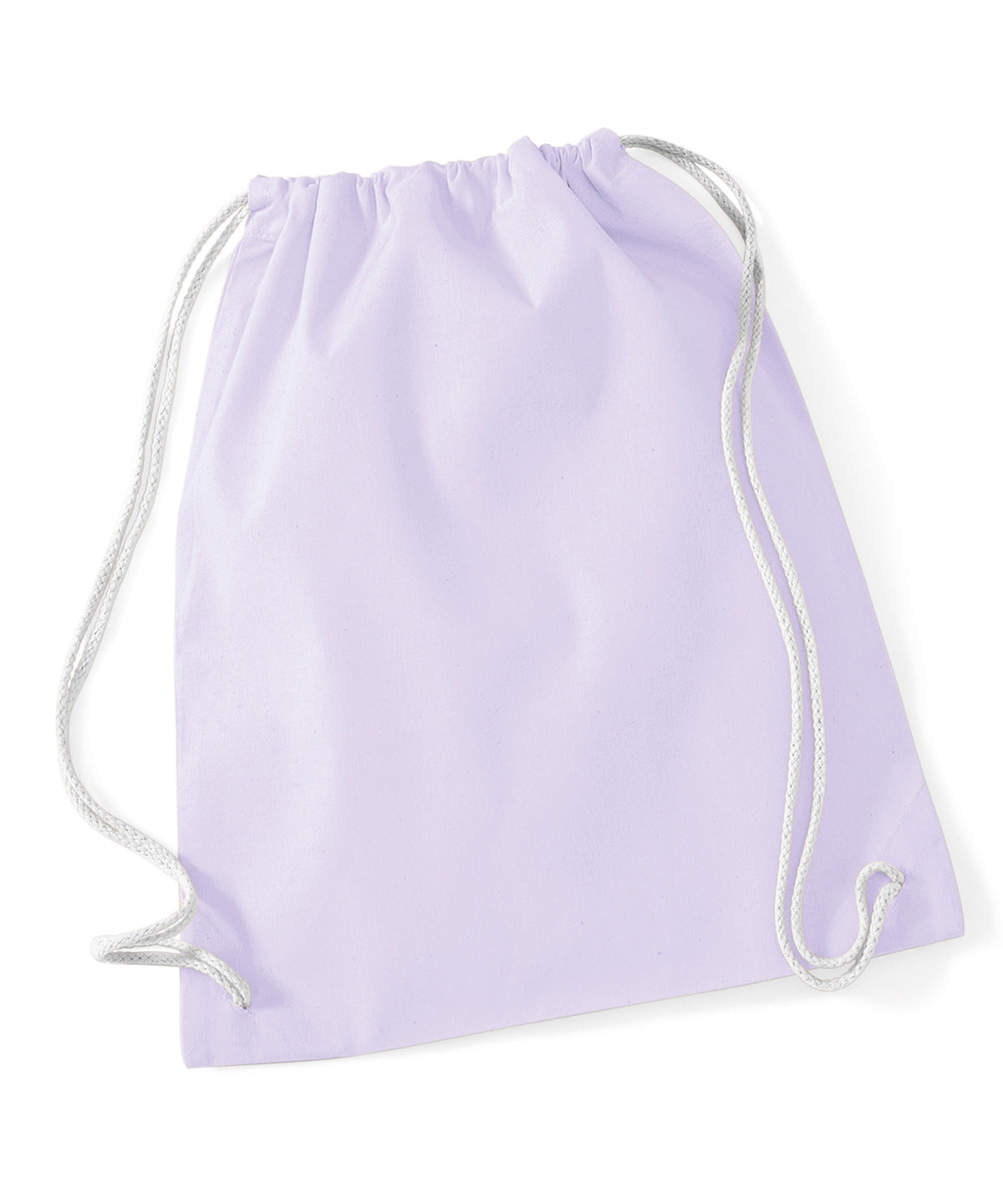 Cotton gymsac | Lavender/White
