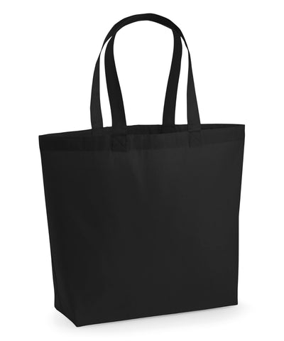Premium cotton maxi tote | black