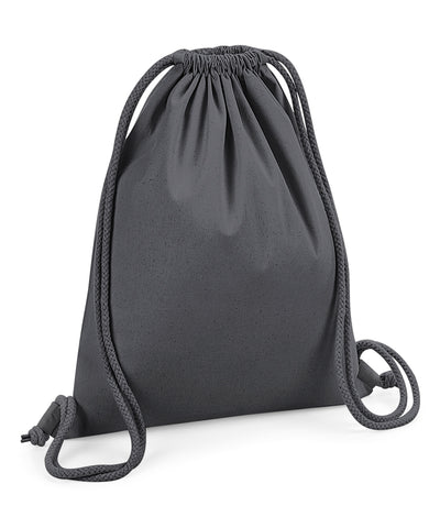 Organic premium cotton gymsac | graphite grey