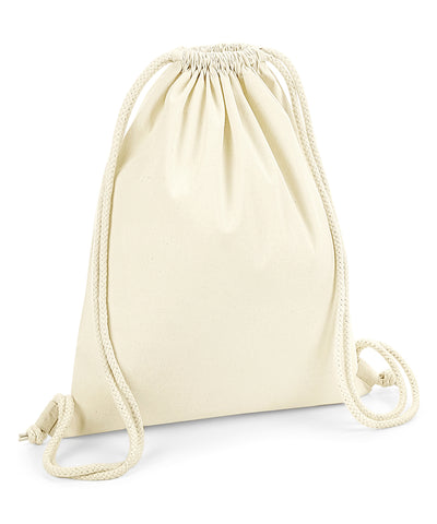 Organic premium cotton gymsac | Natural