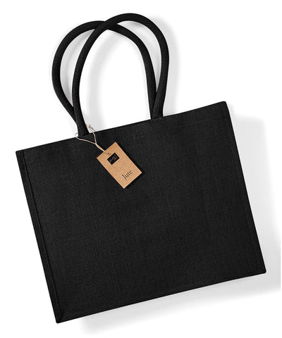 Jute classic shopper | black/black