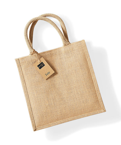Jute midi tote | natural