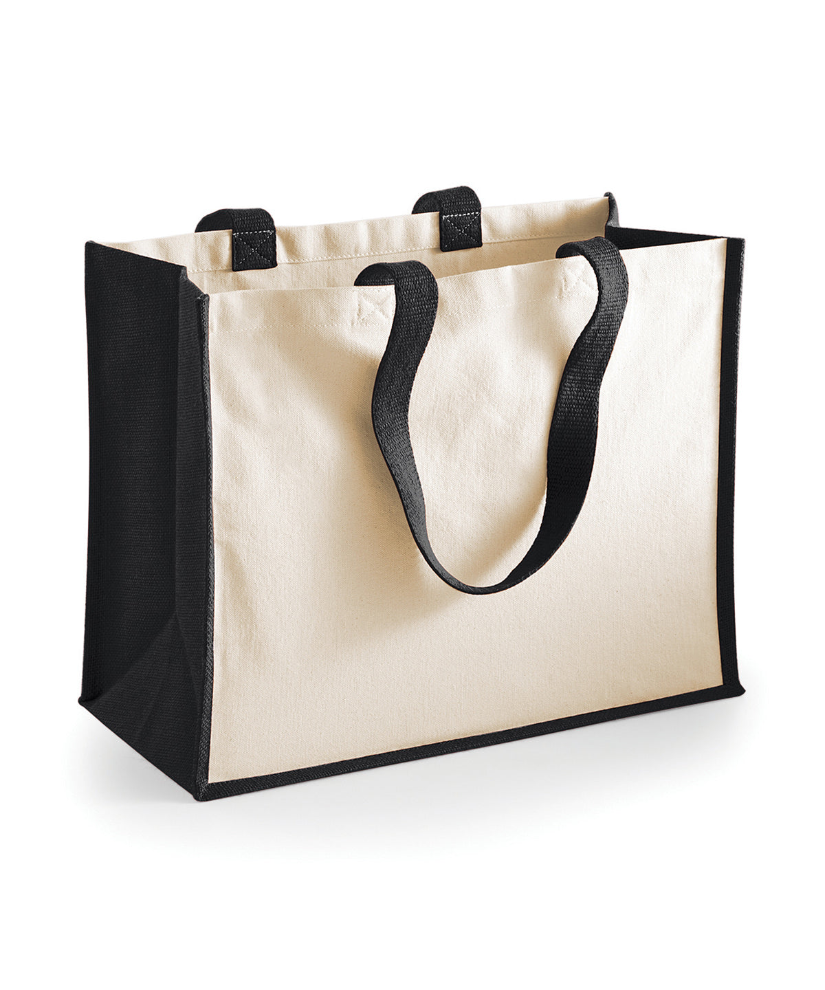 Printers jute classic shopper | black