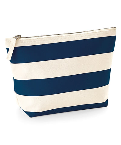 Nautical accessory bag | natural/navy