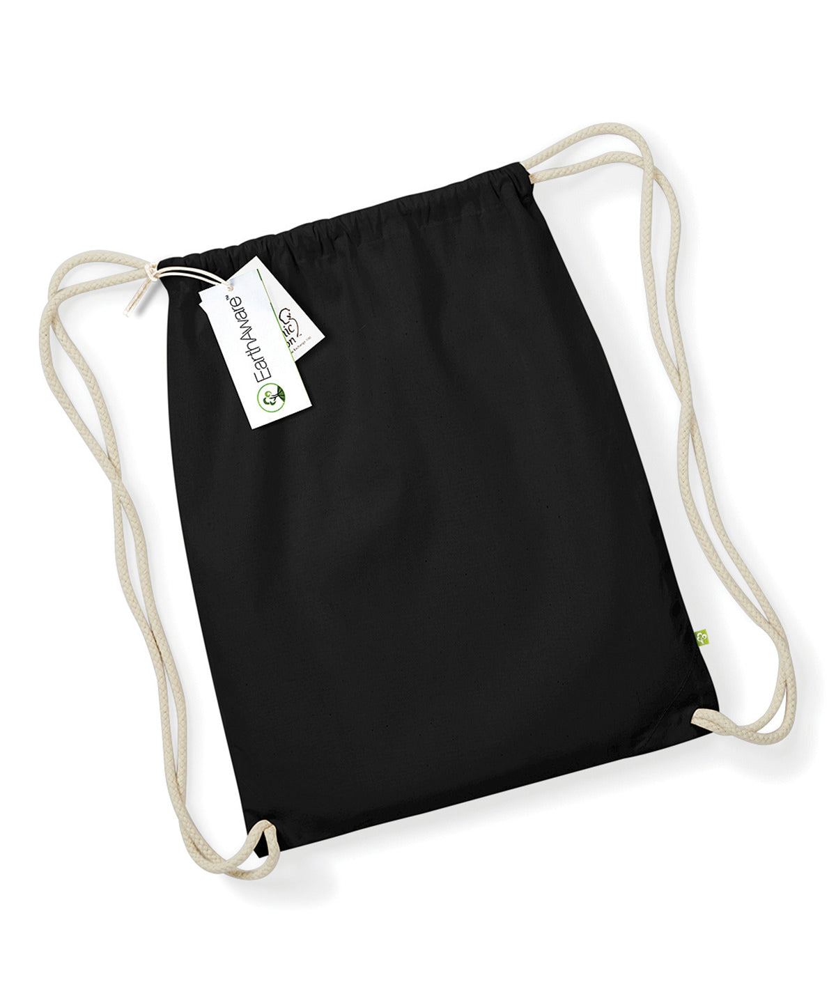EarthAware® organic gymsac | Black