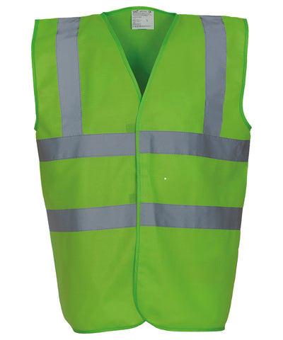Hi-vis 2-band-and-braces waistcoat (HVW100) | lime