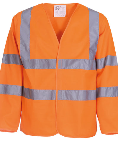 Hi-vis long sleeve waistcoat (HVJ200) | orange