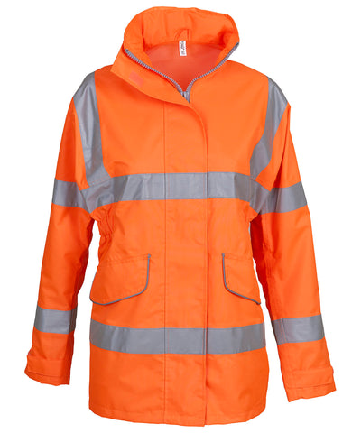 Womens hi-vis executive jacket (HVP189) | Orange