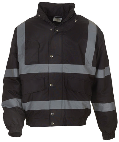 Hi-vis classic bomber jacket (HVP211) | black